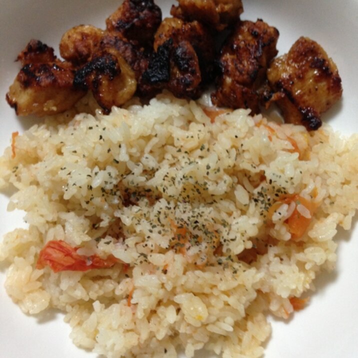 入れて炊くだけ トマトの炊き込みご飯 レシピ 作り方 By ふみな28 楽天レシピ